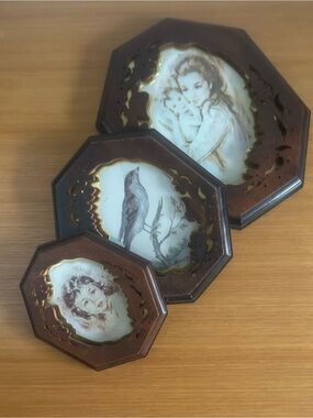 Vintage Picture Frames Set of 3